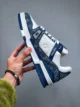 Louis Vuitton Blue White Trainer - Image 2