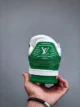 Louis Vuitton Green White Trainer - Image 7