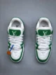 Louis Vuitton Green White Trainer - Image 5