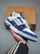 Louis Vuitton #54 Signature Blue White Trainer