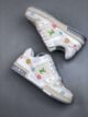 Louis Vuitton White Denim Embroidered Trainer - Image 4