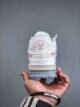 Louis Vuitton White Denim Embroidered Trainer - Image 6